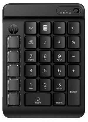 Klawiatura numeryczna HP 430 Bluetooth Programmable Wireless Mechanical Keypad bezprzewodowa czarna 7N7C2AA