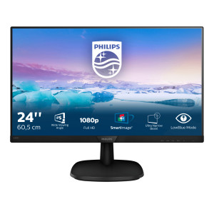 Monitor Philips 243V7QJABF/00, 24inch, IPS, Full HD, HDMI, DP, D-Sub, głośniki