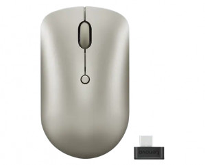 Mysz Lenovo 540 USB-C Wireless Compact Mouse Piaskowy