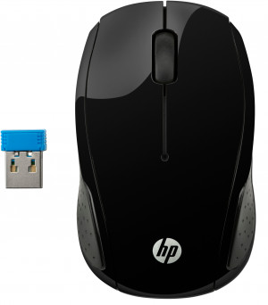 HP 200 Black Wireless Mouse X6W31AA