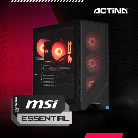 Komputer Actina PB MSI 14400F/32GB/1TB/RX7700XT/750W - Galeria zdjęcie 2