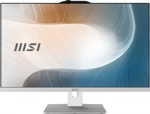 MSI AIO Modern AM272P 12M-441EU i5-1235U 27" IPS LED FHD Non-Touch Anti-Glare 8GB SSD512GB M.2 AX211 WiFi 6E Windows 11 Pro White - Galeria zdjęcie 3