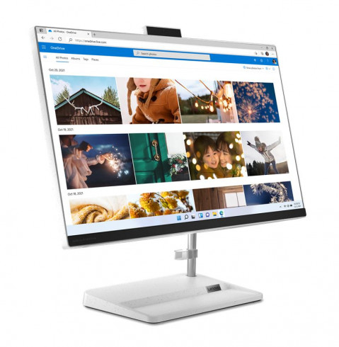 Lenovo IdeaCentre AIO 3 24IAP7 i3-1215U 23.8" FHD IPS 250nits AG 8GB DDR4 3200 SSD512 Intel UHD Graphics NoOS White - Galeria zdjęcie 8