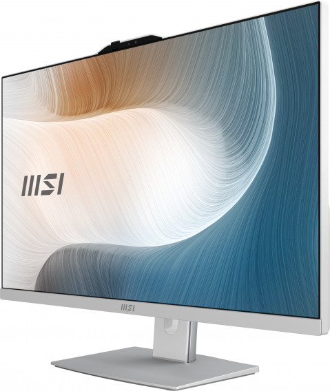 MSI AIO Modern AM272P 12M-441EU i5-1235U 27" IPS LED FHD Non-Touch Anti-Glare 8GB SSD512GB M.2 AX211 WiFi 6E Windows 11 Pro White - Galeria zdjęcie 9