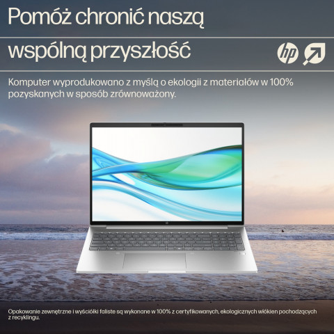 HP Probook 460 G11 Core Ultra 7 155U 16"WUXGA IPS 300nits AG 16GB DDR5 SSD512 Intel Arc 56Wh W11Pro Pike Silver 3Y OnSite - Galeria zdjęcie 6