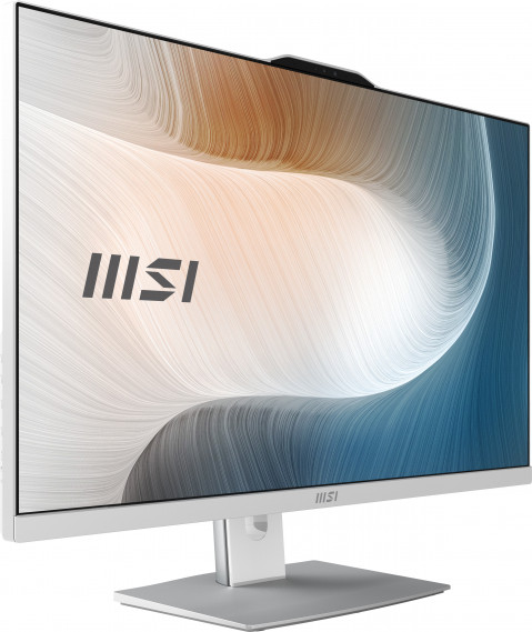 MSI AIO Modern AM272P 12M-441EU i5-1235U 27" IPS LED FHD Non-Touch Anti-Glare 8GB SSD512GB M.2 AX211 WiFi 6E Windows 11 Pro White - Galeria zdjęcie 7