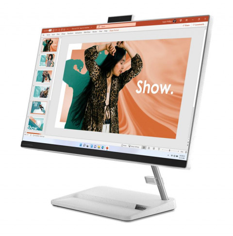 Lenovo IdeaCentre AIO 3 24IAP7 i3-1215U 23.8" FHD IPS 250nits AG 8GB DDR4 3200 SSD512 Intel UHD Graphics NoOS White - Galeria zdjęcie 7