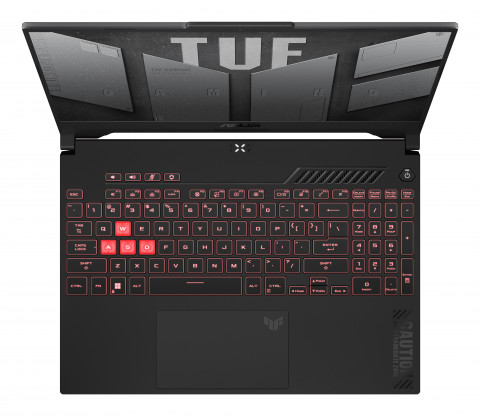 ASUS TUF Gaming A15 FA507NU-TT903W Ryzen 7 7735HS 15,6"FHD 144Hz Value IPS-level 250nits AG 16GB DDR5 4800 SSD1TB GeForce RTX 4050 LAN WLAN+BT Cam 90WHrs Win11 Mecha Gray - Galeria zdjęcie 2