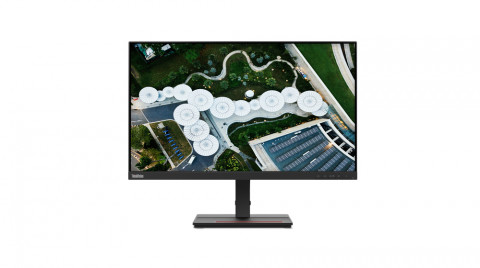 Lenovo ThinkVision S24e-20 23.8"FHD 60Hz 250nits AG HDMI, VGA Raven Black - Galeria zdjęcie 1