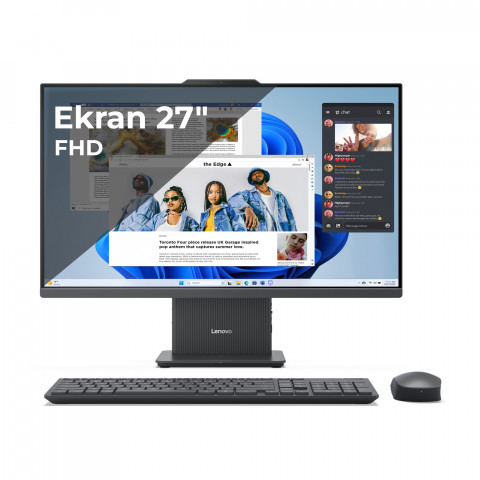 Lenovo IdeaCentre AIO 27IRH9 i5-13420H 27" FHD IPS 300nits AG 16GB DDR5 5200 SSD512 Intel UHD Graphics NoOS Luna Grey - Galeria zdjęcie 1