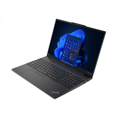 Lenovo ThinkPad E16 G2 Core Ultra 5 125U 16.0"WUXGA IPS 300nits AG 16GB DDR5 SSD512 Arc 57Wh W11Pro 3Y OnSite Graphite Black - Galeria zdjęcie 2