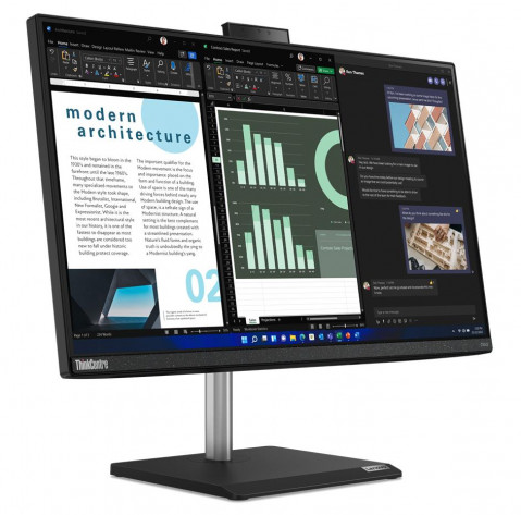 Lenovo ThinkCentre neo 30a 24 Gen 4 23.8"FHD 256nits AG i5-13420H 8GB DDR4 SSD256 Intel UHD W11Pro 3Y OnSite - Galeria zdjęcie 2