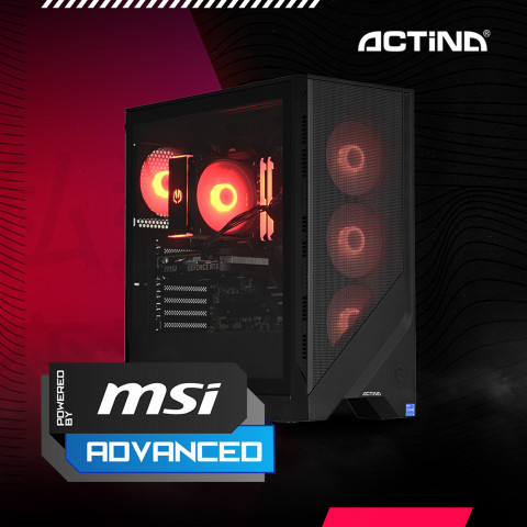 Komputer Actina PB MSI 12400F/32GB/1TB/RTX4060/650W - Galeria zdjęcie 2