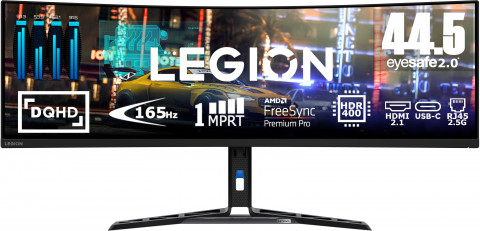 Lenovo Legion R45w-30 44.5" 165Hz 450nits AG 2xHDMI, DP, USB-C, RJ45 Black C - Galeria zdjęcie 1