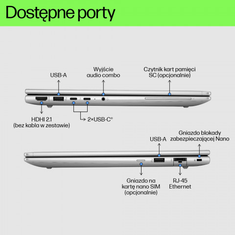 HP Probook 460 G11 Core Ultra 5 125U 16"WUXGA IPS 300nits AG 16GB DDR5 SSD512 Intel Arc 56Wh W11Pro Pike Silver 3Y OnSite - Galeria zdjęcie 4