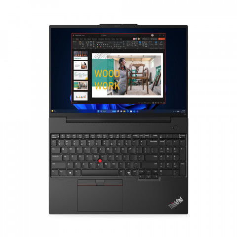 Lenovo ThinkPad E16 G2 Core Ultra 5 125U 16.0"WUXGA IPS 300nits AG 16GB DDR5 SSD512 Arc 57Wh W11Pro 3Y OnSite Graphite Black - Galeria zdjęcie 8