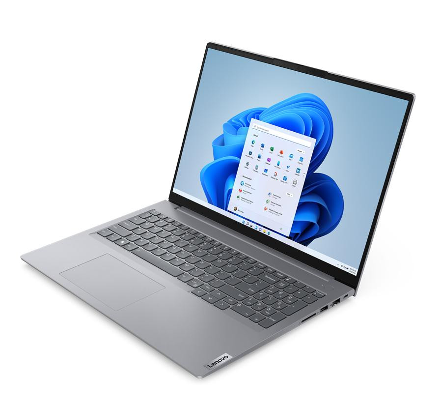 Lenovo ThinkBook 16 G7 IML Ultra 5 125U 16.0"WUXGA IPS 300nits AG 16GB DDR5 SSD512 Intel Graphics W11Pro Arctic Grey 3Y - zdjęcie 3