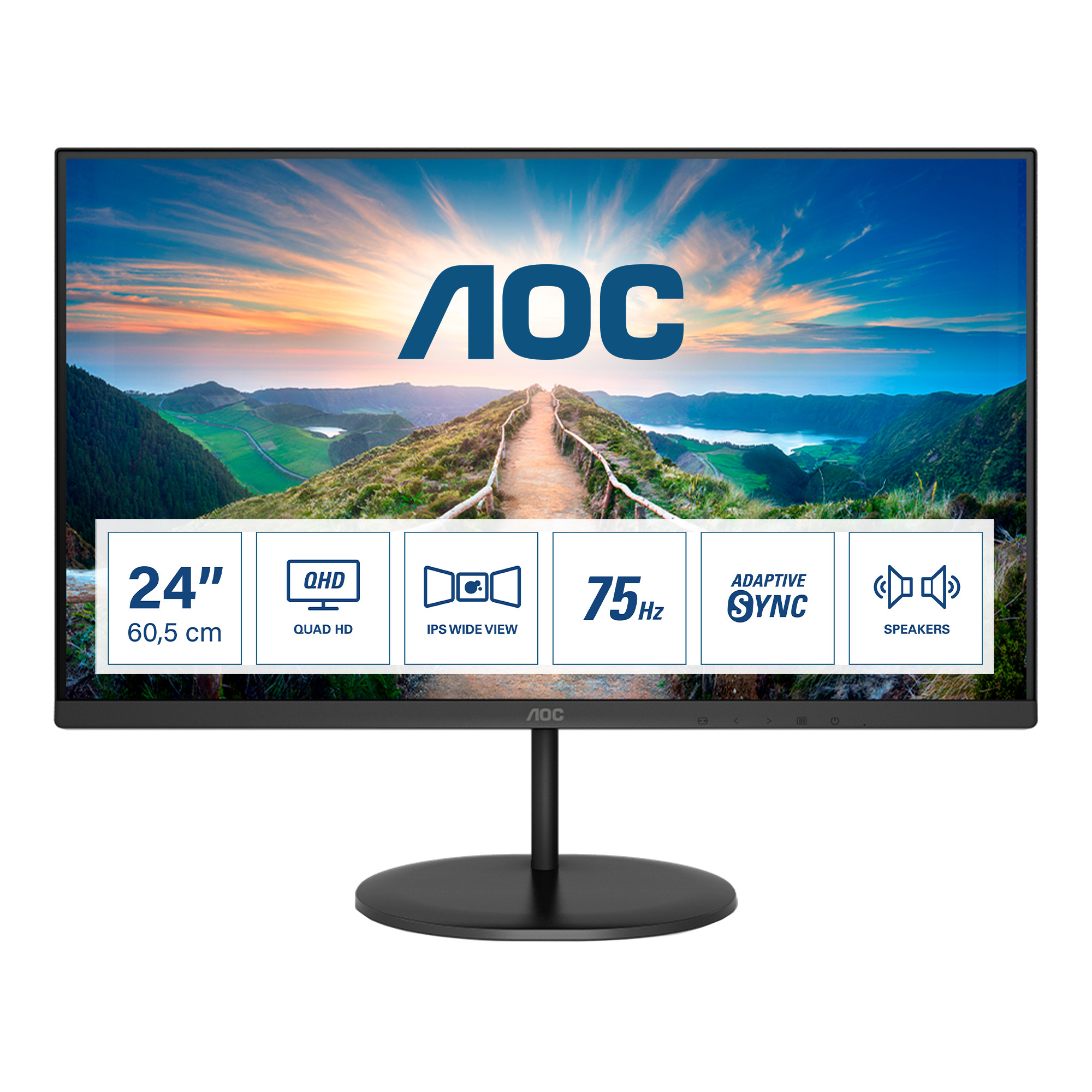 MONITOR AOC LED 24"