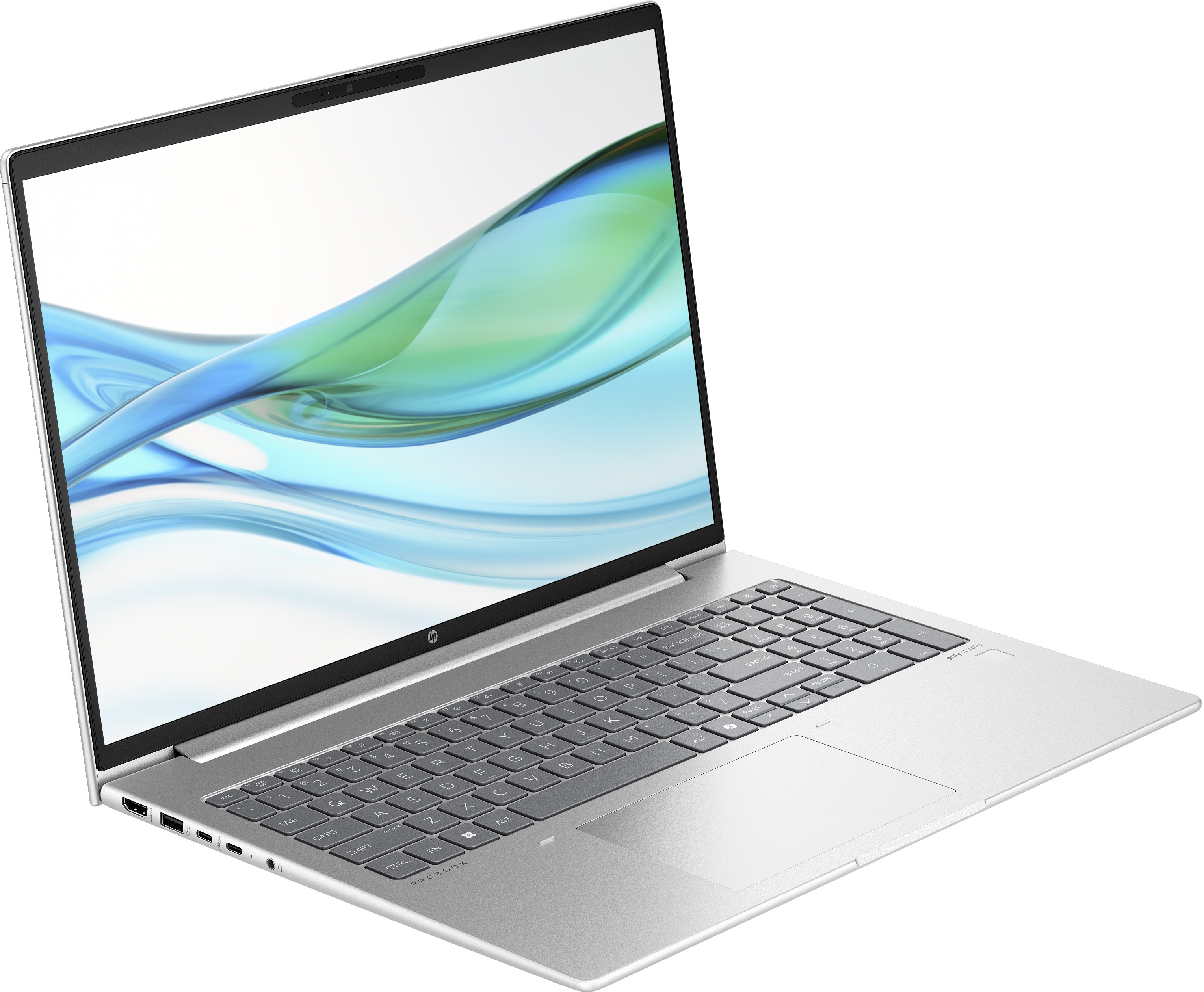 HP ProBook 465 G11 Ryzen 5 7535U 16"WUXGA IPS 300nits AG 16GB DDR5 SSD1TB Radeon 660M 56Wh Win11 Pike Silver 2Y OnSite - zdjęcie 2