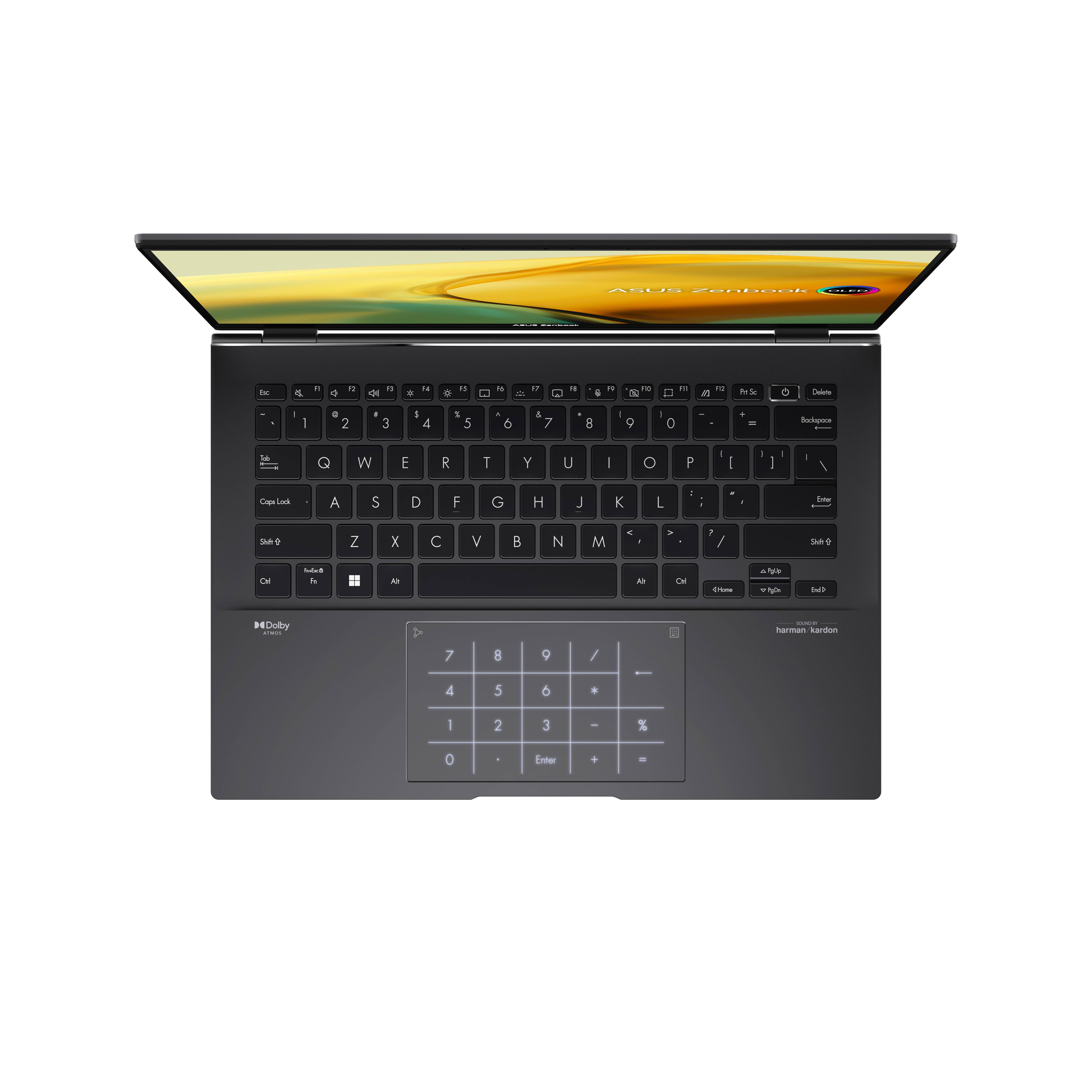 ASUS ZenBook UM3402YA-WS74T Ryzen 7 7730U 14" Touch 2.8K 90Hz OLED 16GB SSD512 BLKB FPR Win11 Jade Black (REPACK) 2Y - zdjęcie 4