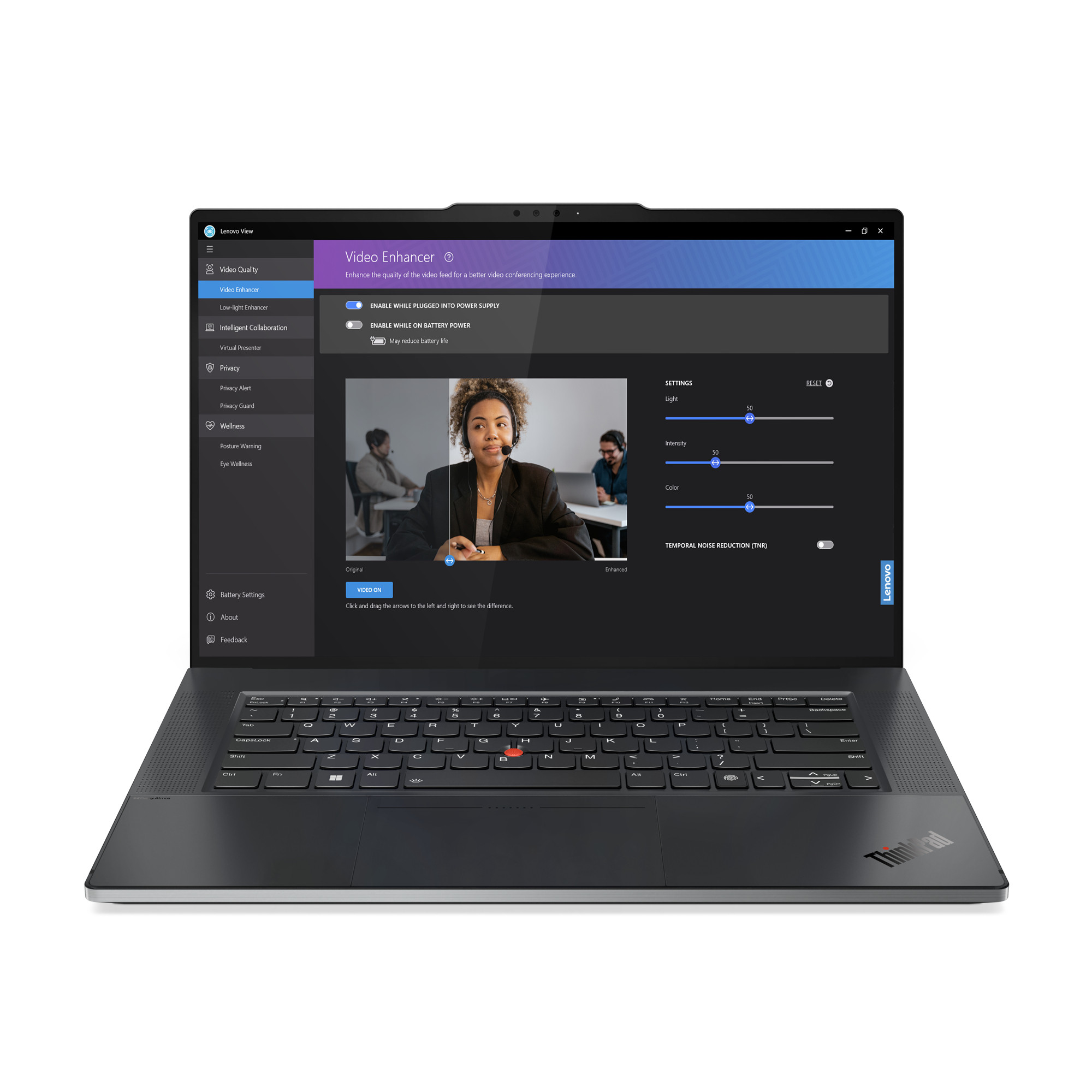 Lenovo ThinkPad Z16 AMD G2 Ryzen 7 Pro 7840HS 16" WQUXGA OLED 400nits 32GB LPDDR5x 6400 SSD1TB Radeon RX 6550M 4GB W11Pro 3Y OnSite - zdjęcie 1