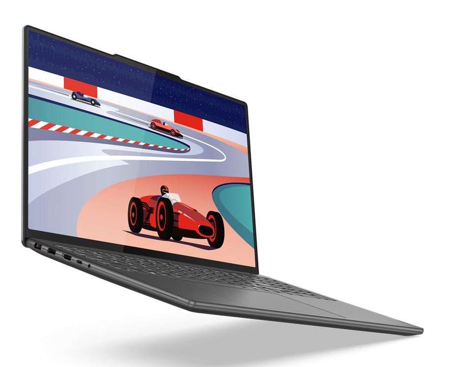 Lenovo SLIM-PRO-9-16IRP8 i9-13905H 16" 3.2K Touch 165Hz 32GB SSD1TB BT BLKB GeForce RTX 4050 6GB Win11 Storm Gray (REPACK) 2Y - zdjęcie 3